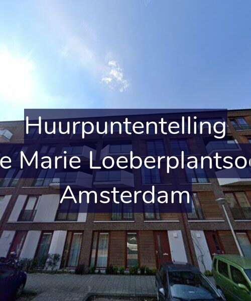 Foto gevel Huurpuntentelling voor Louise Marie Loeberplantsoen 37, Amsterdam