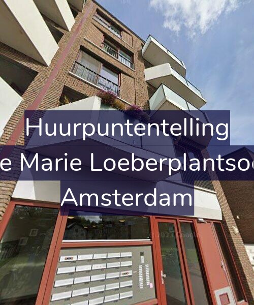 Foto gevel Huurpuntentelling voor Louise Marie Loeberplantsoen 86, Amsterdam