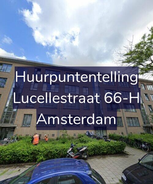 Foto gevel Huurpuntentelling voor Lucellestraat 66-H, Amsterdam