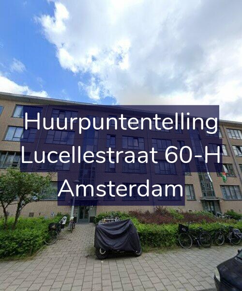 Foto gevel Huurpuntentelling voor Lucellestraat 60-H, Amsterdam