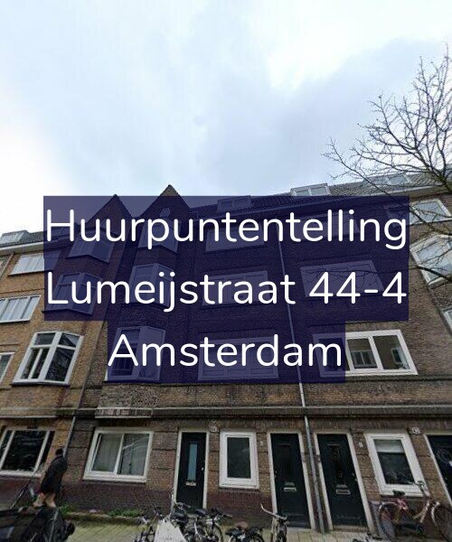 Foto gevel Huurpuntentelling voor Lumeijstraat 44-4, Amsterdam