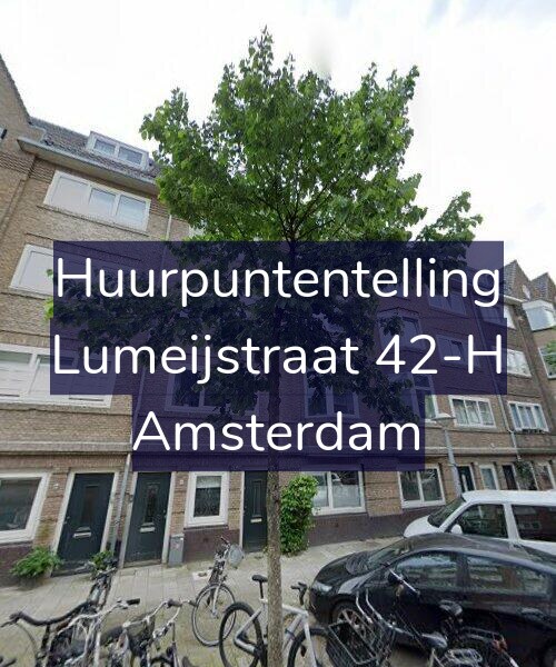 Foto gevel Huurpuntentelling voor Lumeijstraat 42-H, Amsterdam