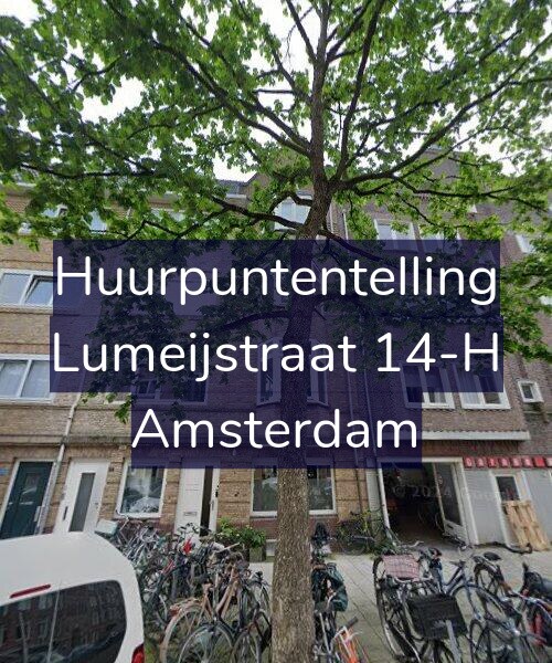 Foto gevel Huurpuntentelling voor Lumeijstraat 14-H, Amsterdam