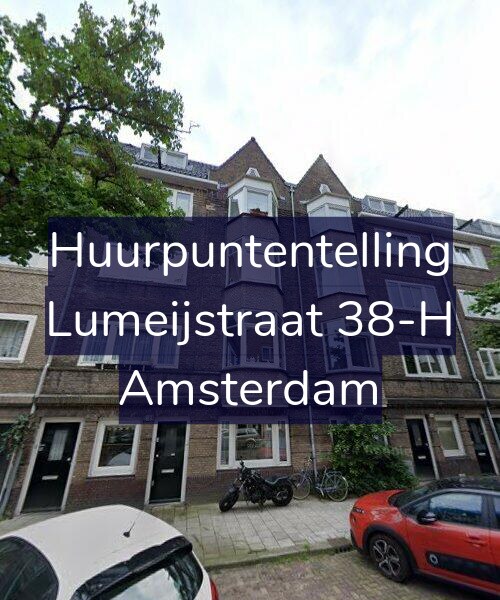 Foto gevel Huurpuntentelling voor Lumeijstraat 38-H, Amsterdam