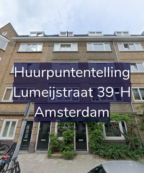 Foto gevel Huurpuntentelling voor Lumeijstraat 39-H, Amsterdam