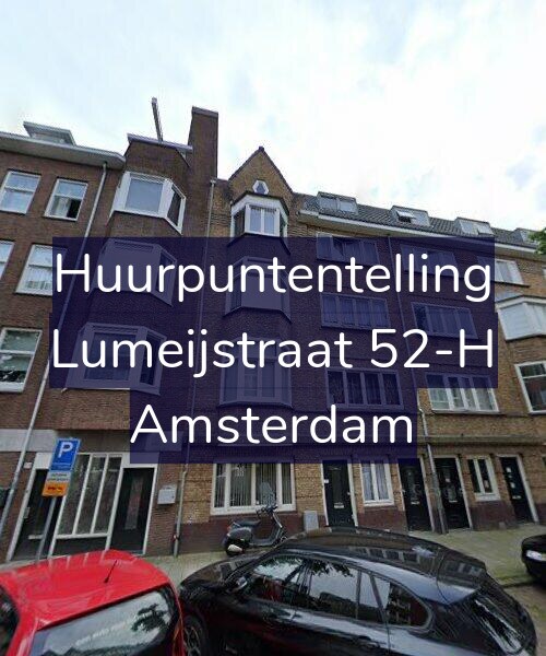 Foto gevel Huurpuntentelling voor Lumeijstraat 52-H, Amsterdam
