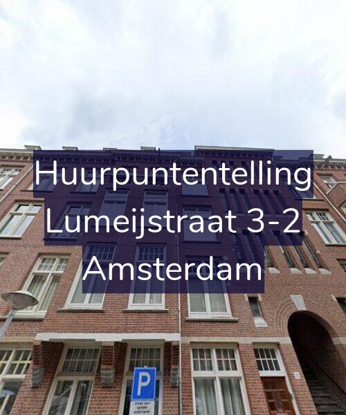 Foto gevel Huurpuntentelling voor Lumeijstraat 3-2, Amsterdam