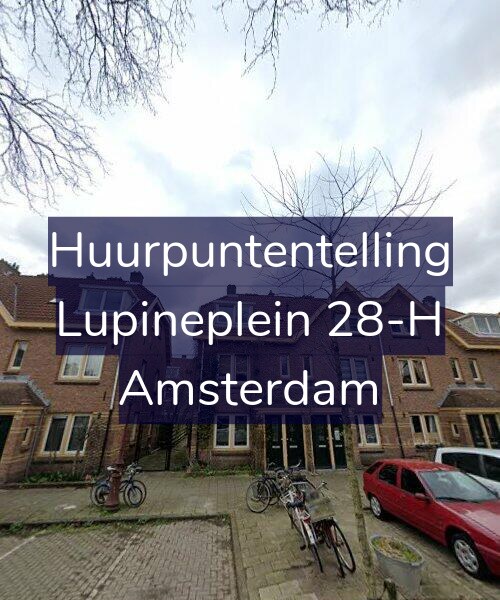 Foto gevel Huurpuntentelling voor Lupineplein 28-H, Amsterdam