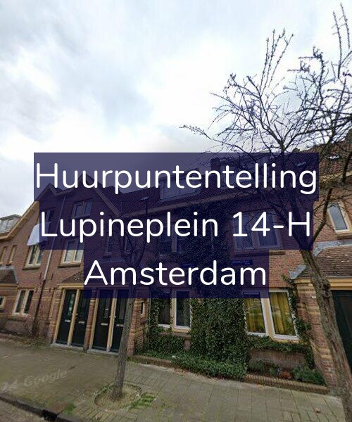 Foto gevel Huurpuntentelling voor Lupineplein 14-H, Amsterdam