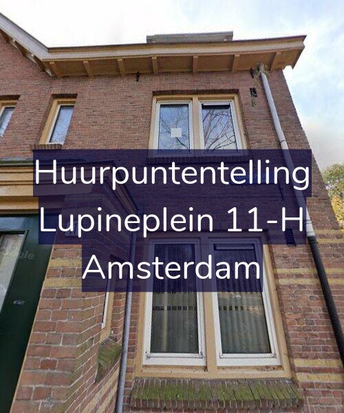 Foto gevel Huurpuntentelling voor Lupineplein 11-H, Amsterdam