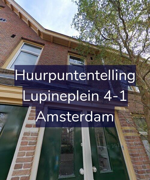 Foto gevel Huurpuntentelling voor Lupineplein 4-1, Amsterdam