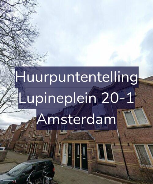 Foto gevel Huurpuntentelling voor Lupineplein 20-1, Amsterdam