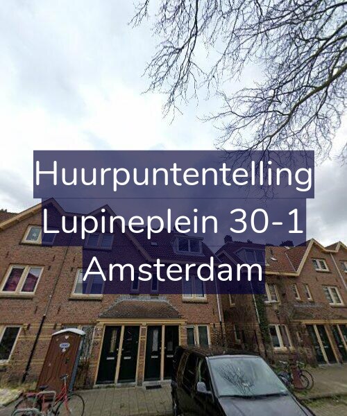 Foto gevel Huurpuntentelling voor Lupineplein 30-1, Amsterdam