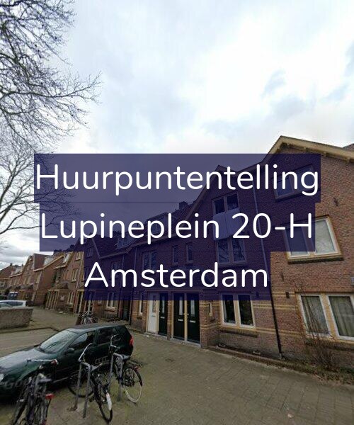 Foto gevel Huurpuntentelling voor Lupineplein 20-H, Amsterdam