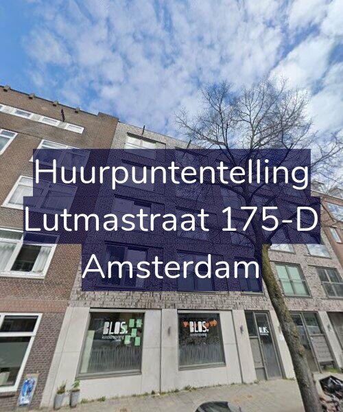 Foto gevel Huurpuntentelling voor Lutmastraat 175-D, Amsterdam