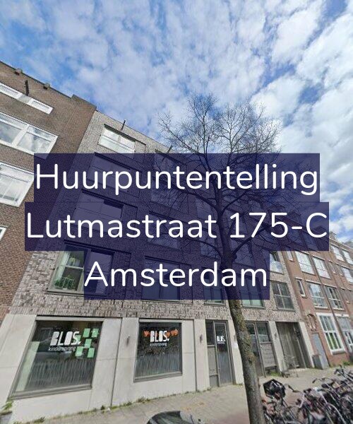 Foto gevel Huurpuntentelling voor Lutmastraat 175-C, Amsterdam