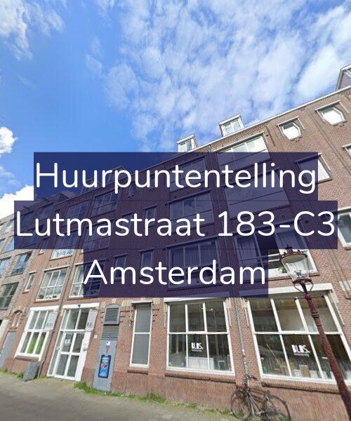 Foto gevel Huurpuntentelling voor Lutmastraat 183-C3, Amsterdam