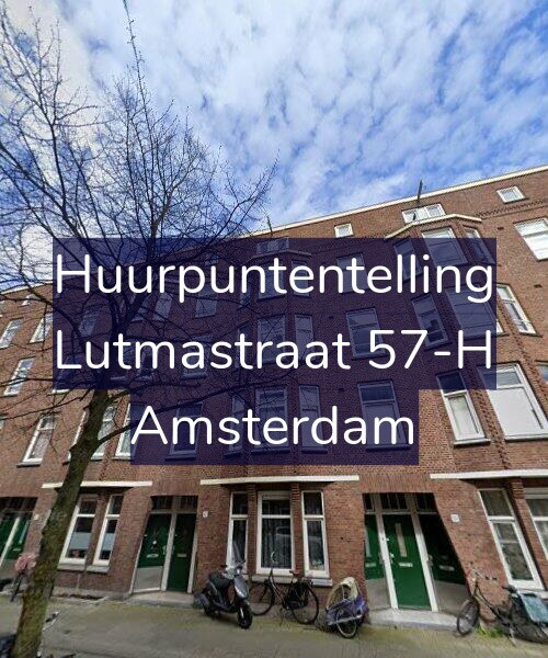 Foto gevel Huurpuntentelling voor Lutmastraat 57-H, Amsterdam