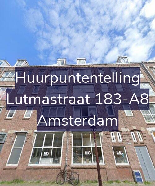 Foto gevel Huurpuntentelling voor Lutmastraat 183-A8, Amsterdam