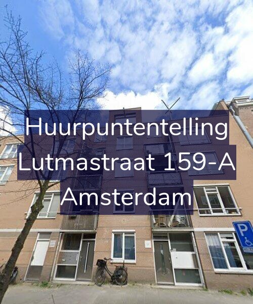 Foto gevel Huurpuntentelling voor Lutmastraat 159-A, Amsterdam