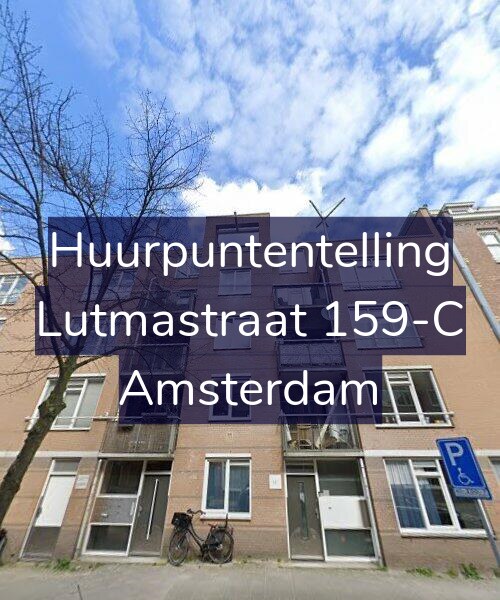 Foto gevel Huurpuntentelling voor Lutmastraat 159-C, Amsterdam