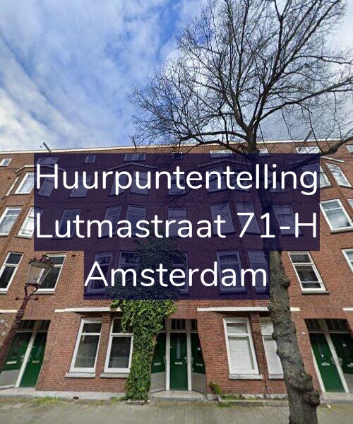 Foto gevel Huurpuntentelling voor Lutmastraat 71-H, Amsterdam