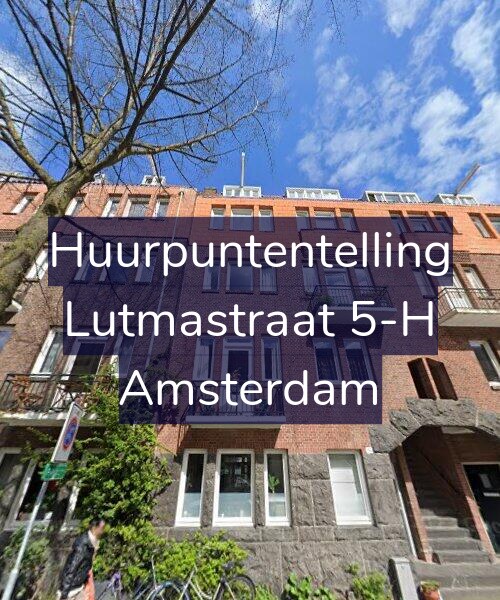 Foto gevel Huurpuntentelling voor Lutmastraat 5-H, Amsterdam