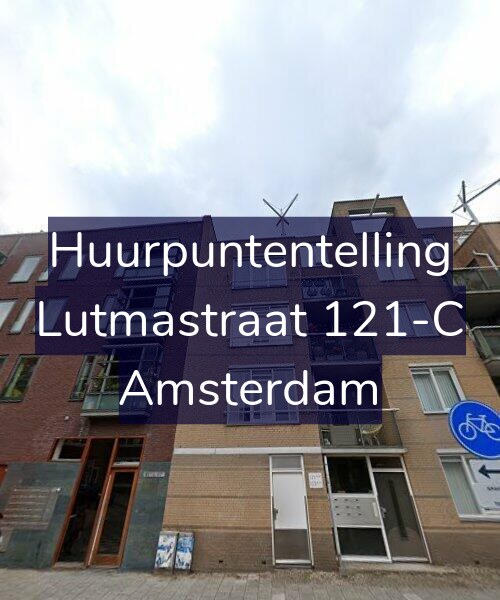Foto gevel Huurpuntentelling voor Lutmastraat 121-C, Amsterdam