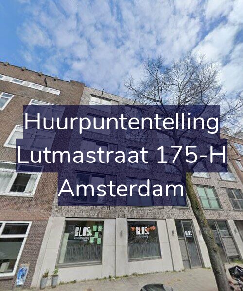 Foto gevel Huurpuntentelling voor Lutmastraat 175-H, Amsterdam