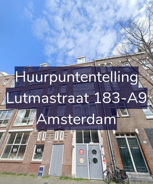 Foto gevel Huurpuntentelling voor Lutmastraat 183-A9, Amsterdam