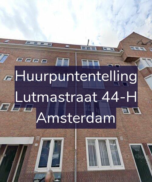 Foto gevel Huurpuntentelling voor Lutmastraat 44-H, Amsterdam