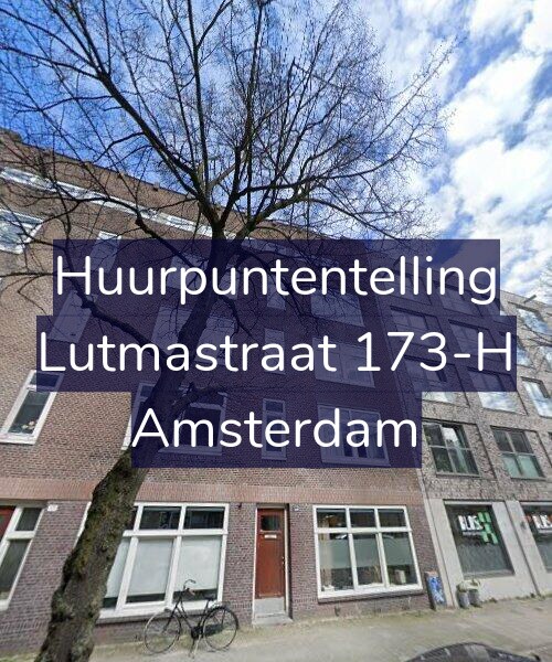 Foto gevel Huurpuntentelling voor Lutmastraat 173-H, Amsterdam