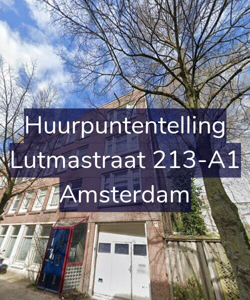 Foto gevel Huurpuntentelling voor Lutmastraat 213-A1, Amsterdam