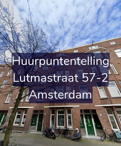 Foto gevel Huurpuntentelling voor Lutmastraat 57-2, Amsterdam