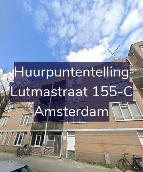 Foto gevel Huurpuntentelling voor Lutmastraat 155-C, Amsterdam