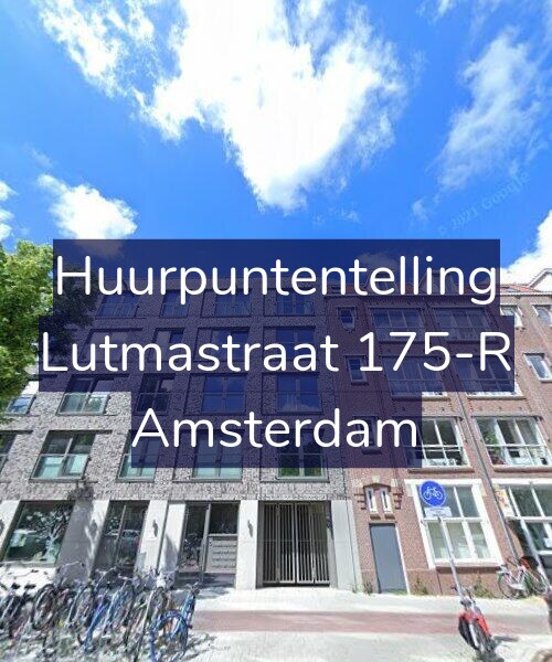 Foto gevel Huurpuntentelling voor Lutmastraat 175-R, Amsterdam