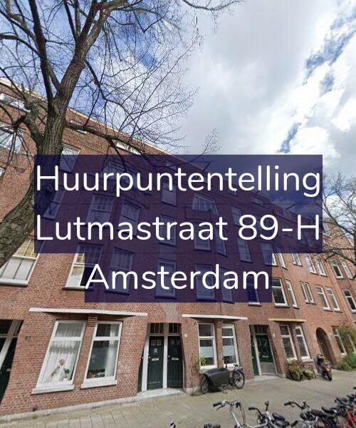 Foto gevel Huurpuntentelling voor Lutmastraat 89-H, Amsterdam
