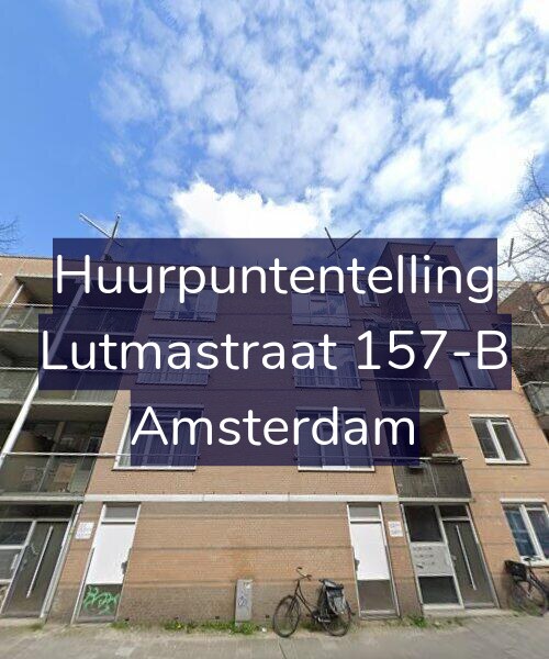 Foto gevel Huurpuntentelling voor Lutmastraat 157-B, Amsterdam