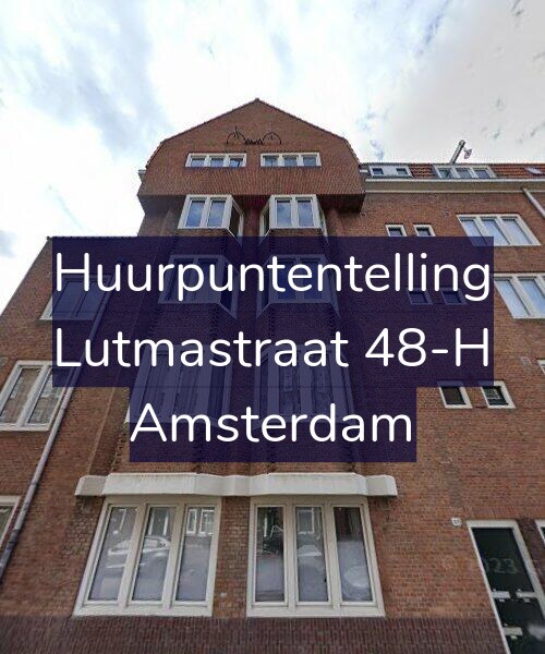 Foto gevel Huurpuntentelling voor Lutmastraat 48-H, Amsterdam