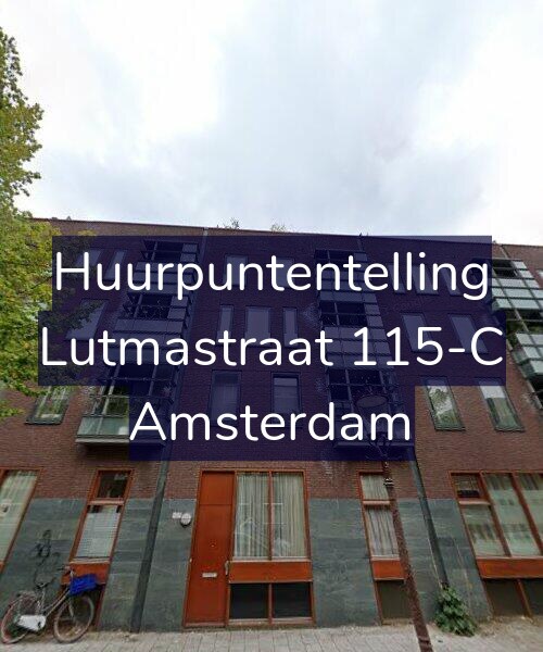 Foto gevel Huurpuntentelling voor Lutmastraat 115-C, Amsterdam