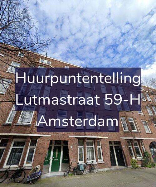 Foto gevel Huurpuntentelling voor Lutmastraat 59-H, Amsterdam