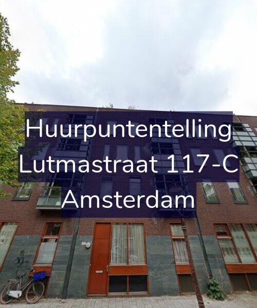 Foto gevel Huurpuntentelling voor Lutmastraat 117-C, Amsterdam