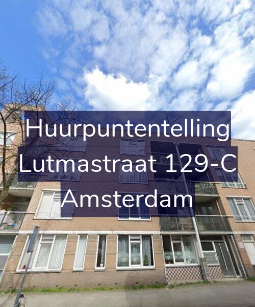 Foto gevel Huurpuntentelling voor Lutmastraat 129-C, Amsterdam