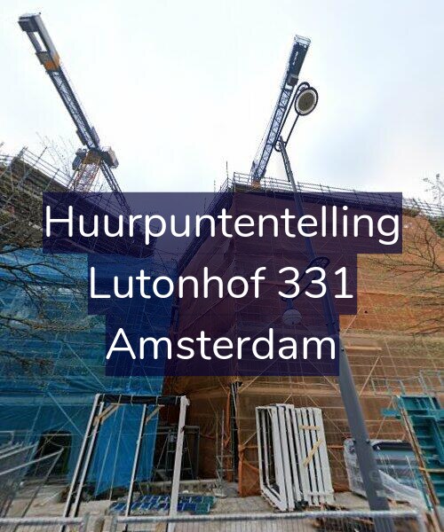 Foto gevel Huurpuntentelling voor Lutonhof 331, Amsterdam