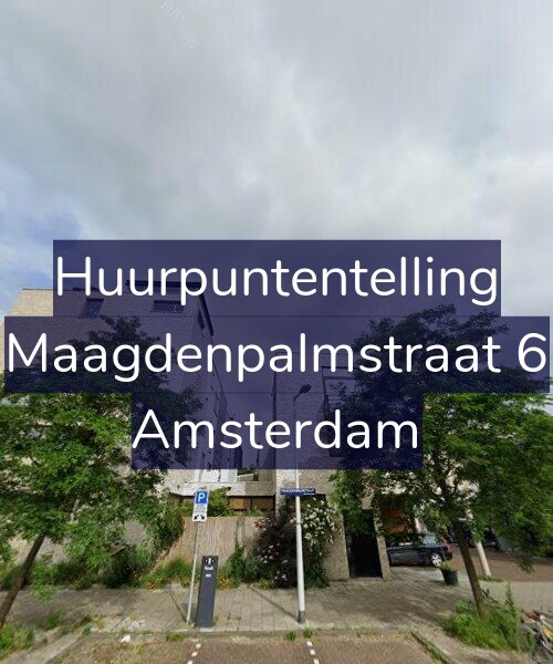 Foto gevel Huurpuntentelling voor Maagdenpalmstraat 6, Amsterdam
