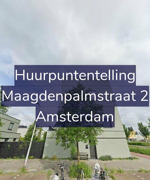 Foto gevel Huurpuntentelling voor Maagdenpalmstraat 2, Amsterdam