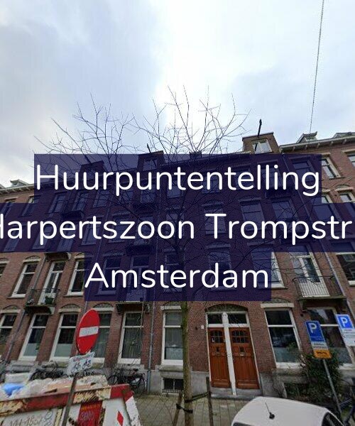 Foto gevel Huurpuntentelling voor Maarten Harpertszoon Trompstraat 11-2A, Amsterdam
