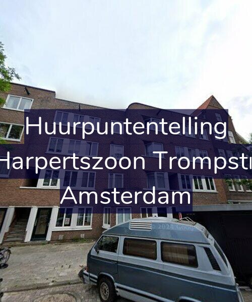 Foto gevel Huurpuntentelling voor Maarten Harpertszoon Trompstraat 42-H, Amsterdam