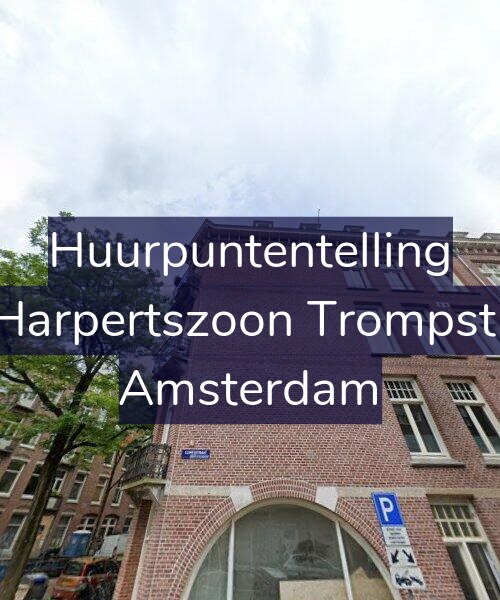 Foto gevel Huurpuntentelling voor Maarten Harpertszoon Trompstraat 24-3, Amsterdam
