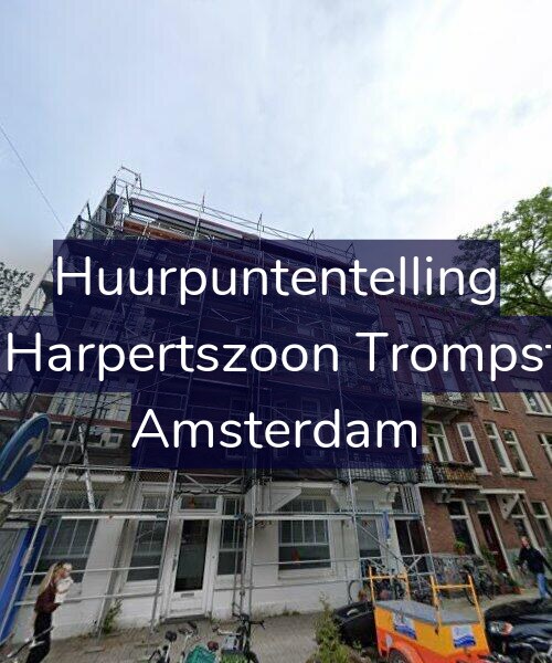 Foto gevel Huurpuntentelling voor Maarten Harpertszoon Trompstraat 2-4, Amsterdam
